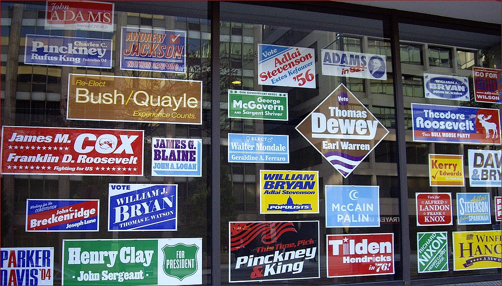 &lt;strong&gt;Figure 1.&lt;/strong&gt; Campaign posters at the office of &lt;i&gt;The Washington Post&lt;/i&gt;. Figure courtesy of &lt;a href=&quot;https://www.flickr.com/photos/22711505@N05/8170049901&quot; rel=&quot;noopener noreferrer&quot; target=&quot;_blank&quot;&gt;Ron Cogswell and Flickr&lt;/a&gt; under the &lt;a href=&quot;https://creativecommons.org/licenses/by/2.0&quot; rel=&quot;noopener noreferrer&quot; target=&quot;_blank&quot;&gt;Attribution 2.0 Generic (CC BY 2.0) license&lt;/a&gt;.
