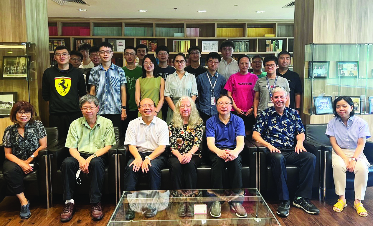 Speakers and attendees of the 12th Symposium of the SIAM Student Chapter at the National University of Singapore, which was held in May 2023, gather for a group photo before the buffet lunch. Photo courtesy of Jinfeng Song.