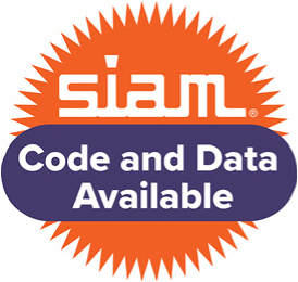 &lt;strong&gt;Figure 2.&lt;/strong&gt; Authors who write for the SIAM Journal on Scientific Computing (SISC) and make their code and data available in a permanent public repository or via SISC supplementary materials can request a “SISC Reproducibility Badge: Code and Data Available” when submitting their papers.